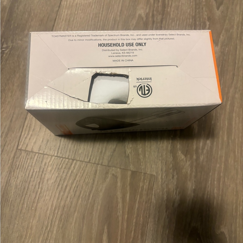 NIB Unopened Toastmaster 5 speed hand mixer - Picture 3 of 3